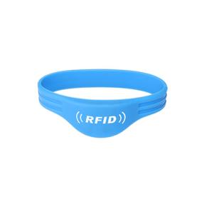 RFID-silikoninen kaksoislankainen puoliympyräranneke