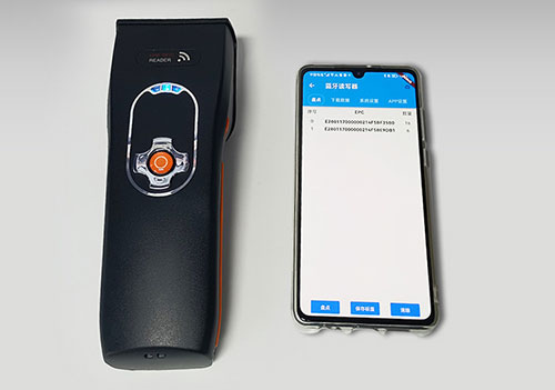 Kannettava metri 0 säädettävä etäisyys 8 960 MHz 30 dBm kädessä pidettävä UHF RFID -lukija varastolle 6