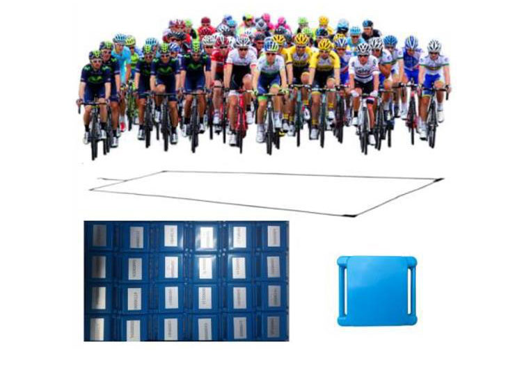 RFID UHF Sports Event Management Radio Frequency Ident2 Marathon Active Identification. G ajoituskortinlukija 2